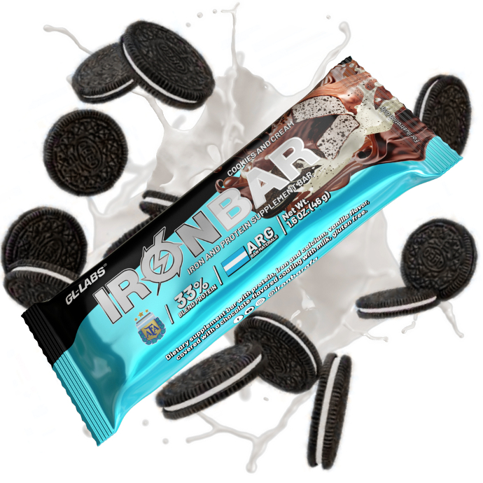 Iron Bar AFA Cookies and Cream Protein Bars High Protein Gluten Free Messi Protein Bar Iron Bar AFA Cookies and Cream Protein Bars High Protein Gluten Free Messi Protein Bar